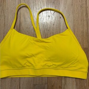 CRZ YOGA Vibrant Yellow Sports Bra
